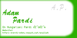 adam pardi business card